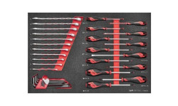 Teng Tools Jogo de Chaves Mistas FOAM4X4 33Pcs  TTEMD33