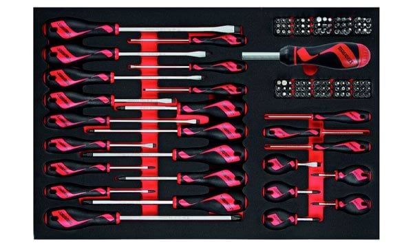 Jogo Chaves de Fenda Mista FOAM4X4 122Pcs Teng Tools TTEMD122N
