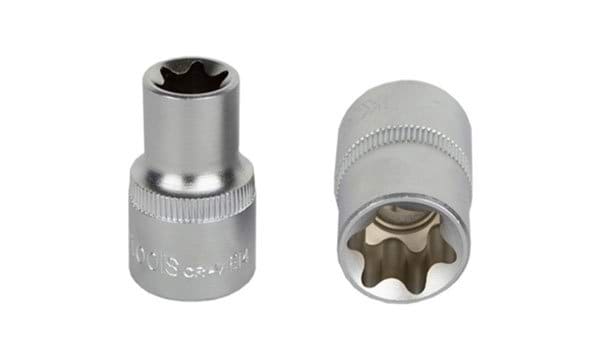Chave de Caixa 1/2” E20 Curta Torx Interior Kroftools 1220E