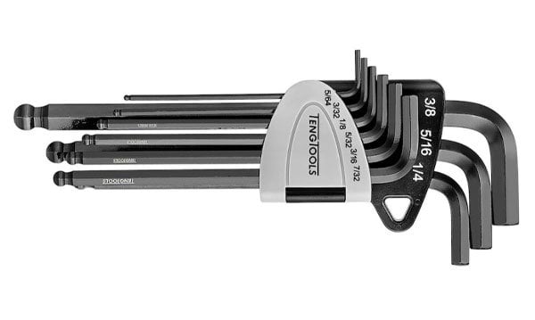 Kit Chaves Sextavadas c/ Ponta Esférica 9Pcs Teng Tools 1499AF