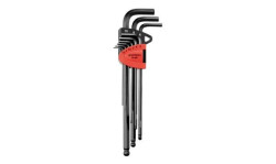 Kit Chaves Sextavadas c/ Ponta Esférica 9Pcs Teng Tools 1-499MML