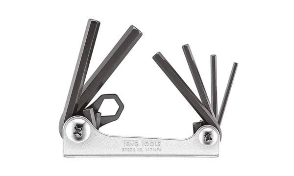 Teng Tools Jogo de Chaves Allen Hexagonais Retráteis 6Pcs 1471AFA