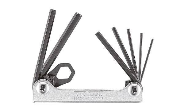 Teng Tools Jogo de Chaves Allen Hexagonais Retráteis 7Pcs 1471AF