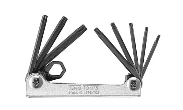 Jogo de Chaves Allen Dobráveis TX CR-MO 8Pcs Teng Tools 1476NTX2