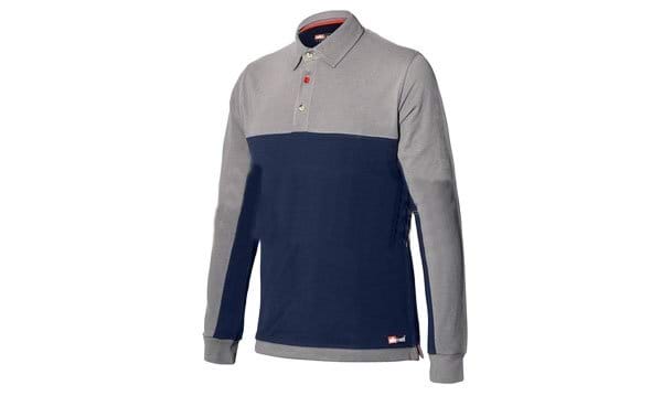 Camisa Polo de Manga Comprida Bicolor Industrial Starter 8776