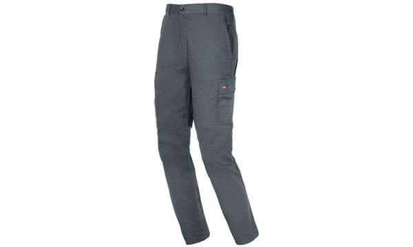 Calças Multi-bolsos em Algodão Cinzento Industrial Starter IS8038080
