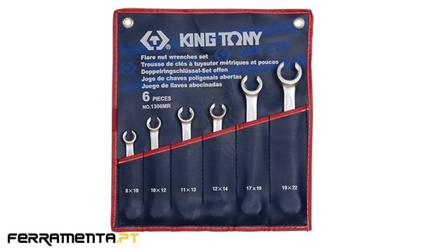 Jogo de Chaves Luneta Aberta 6 PC King Tony 1306MR