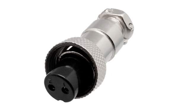 Ficha de Microfone Fêmea 2 Pinos para Cabo SATRM0110779