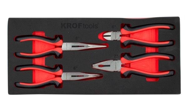 Módulo 4 alicates 385x170mm Kroftools 8605