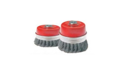 Escova Aço c/ Rosca T/ Vaso Arame Retorcido CARV-R M14 100mm (bls) MacFer 026.0016