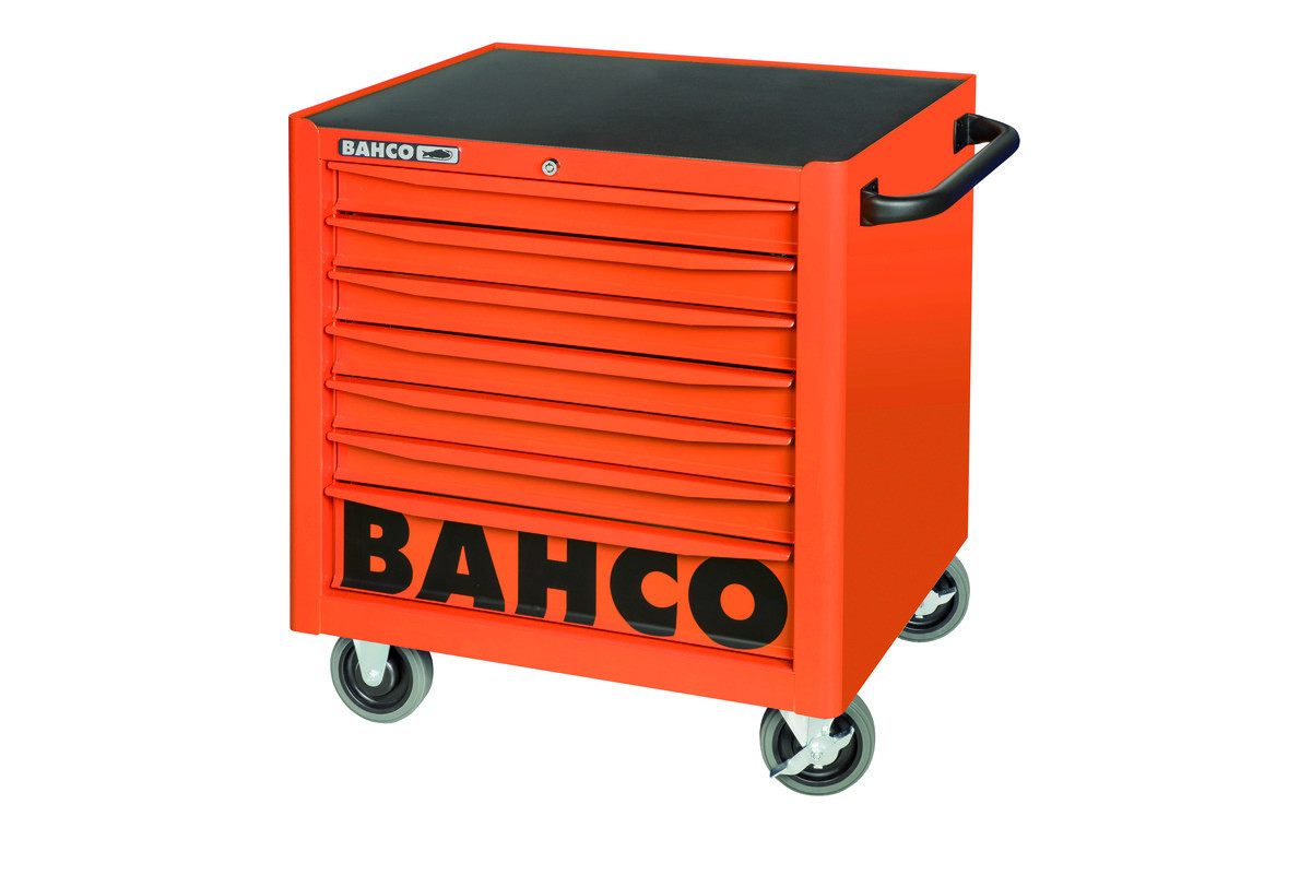 Carrinho de ferramentas rebaixado de 26" com 7 gavetas - 755 mm x 501 mm x 760 mm Bahco 1470K7LHGREY
