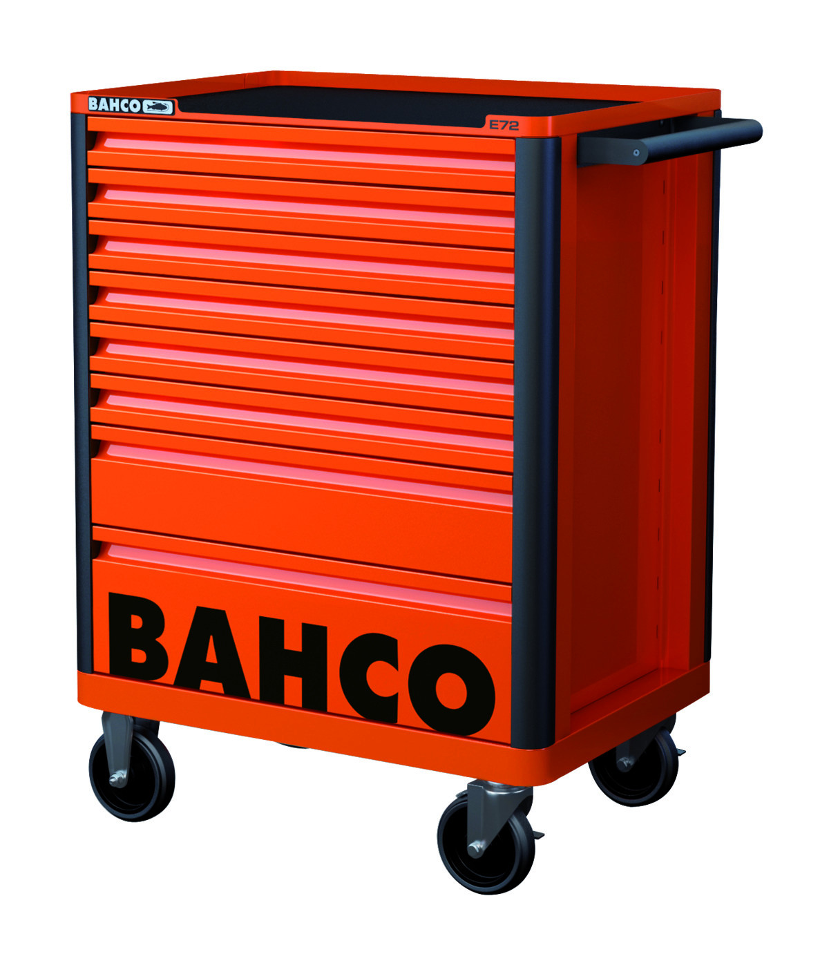 Carrinho de ferramentas E72 de 26" com 8 gavetas branco 693 mm x 510 mm x 955 mm Bahco 1472K8WHITE