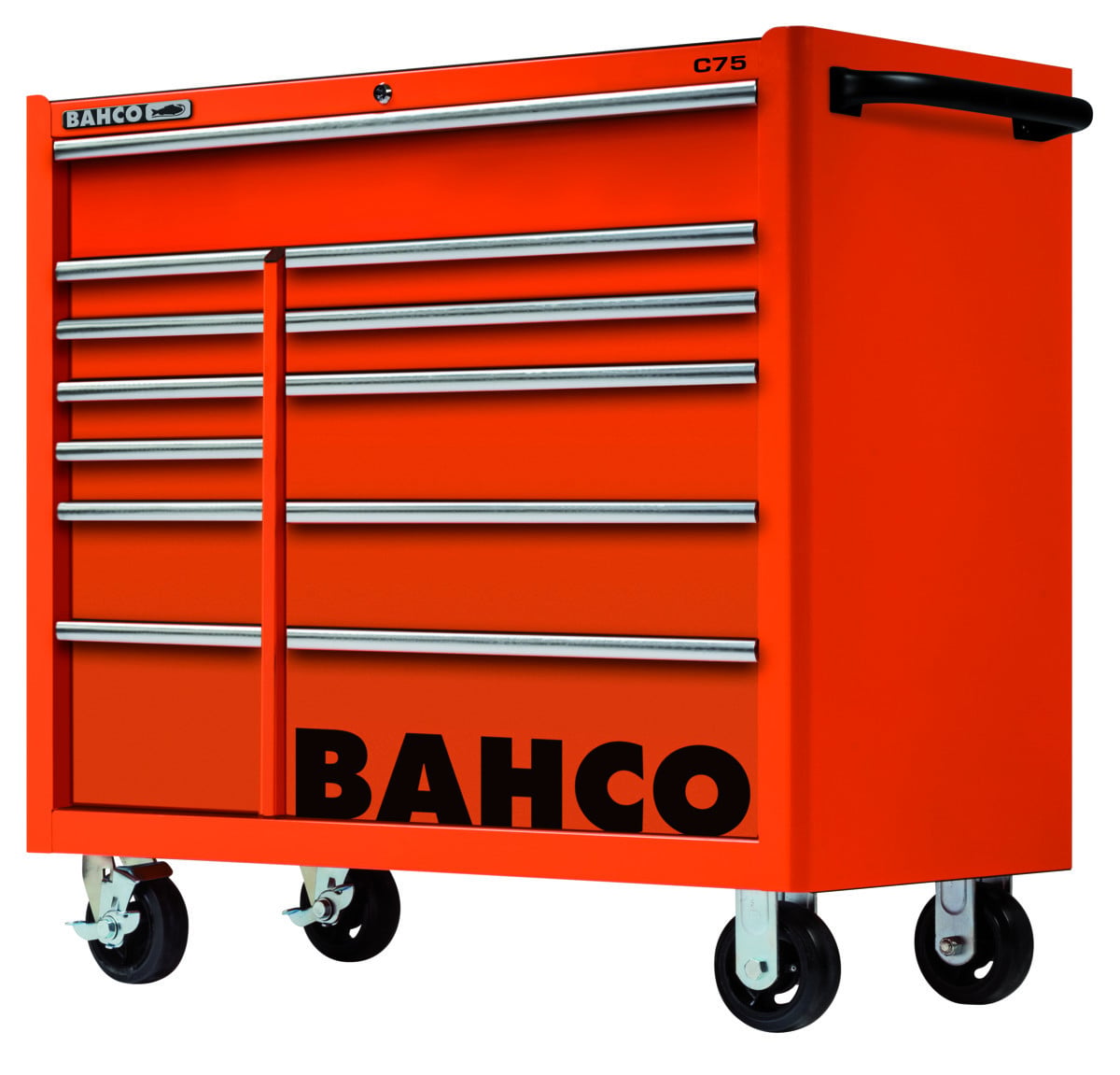 Carrinho de ferramentas 40" Classic C75 com 12 gavetas vermelhas 1100 mm x 501 mm x 50 mm Bahco 1475KXL12RED