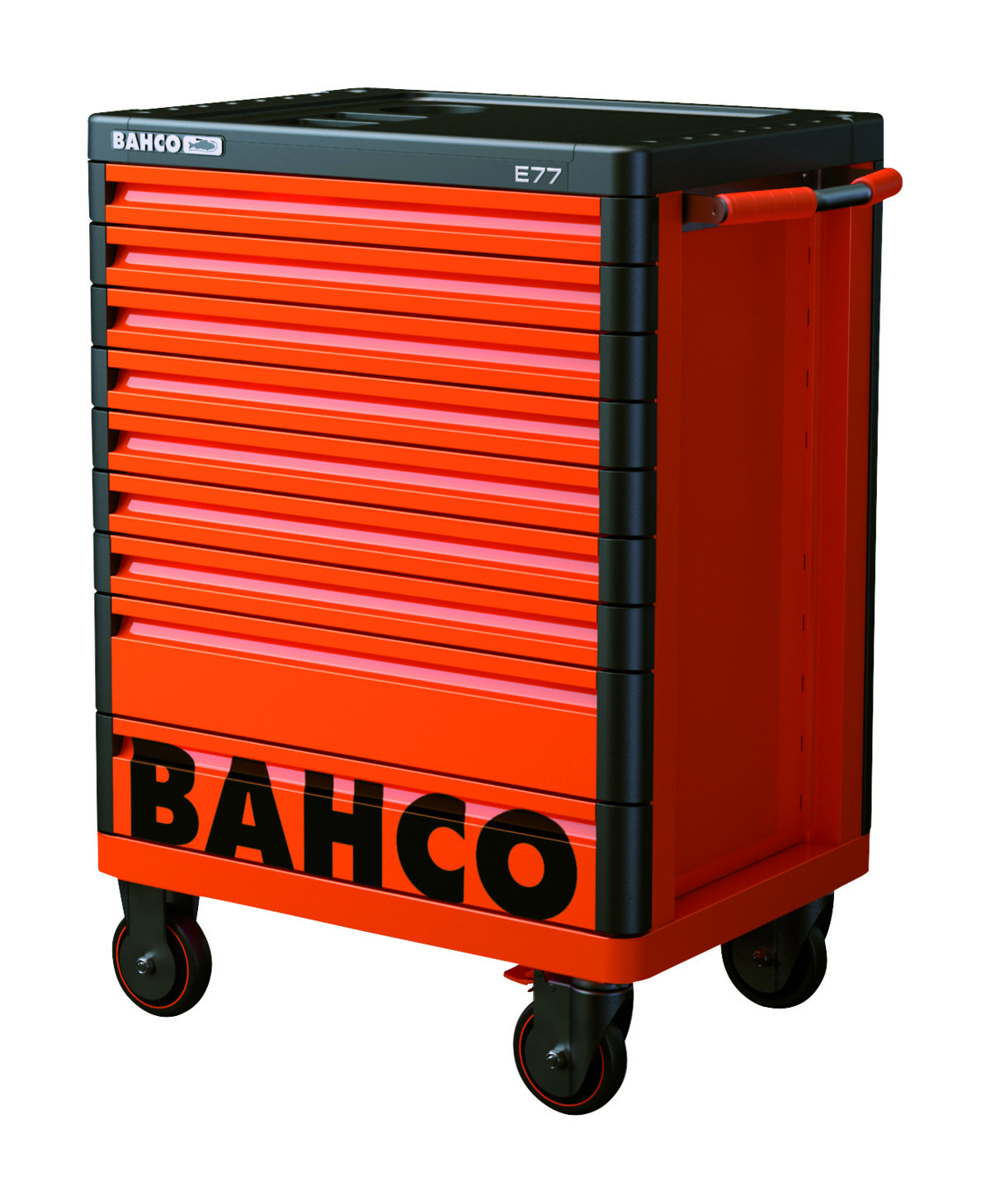 Carrinho de ferramentas E77 Premium de 26" com 9 gavetas branco 693 mm x 510 mm x 965 mm Bahco 1477K9WHITE