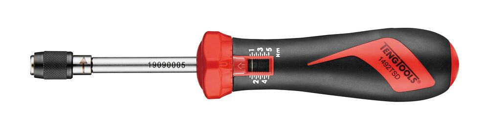 Chave de torque de 1/4" 1 - 5 Nm Tengtools 1492TSD