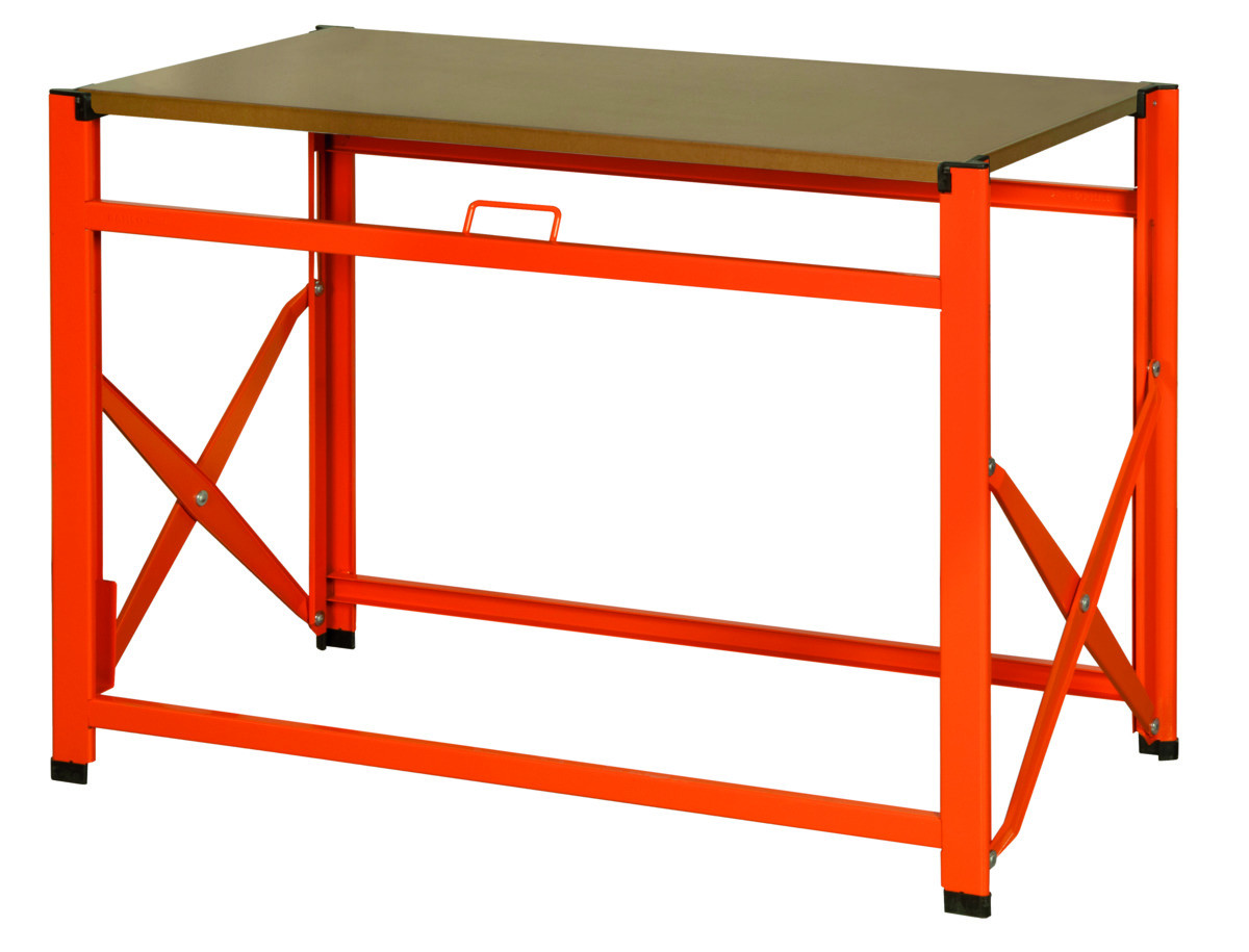 Bancada dobrável com topo galvanizado & MDF Bahco 1495FWB097TD