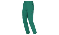 Calças Multi-bolsos em Algodão Verde Industrial Starter IS8038020