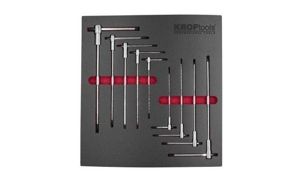 Jogo de Chaves Allen Torx T10-50 Cabo em “T” Kroftools 234800