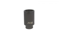 Chave Longa 1/2” Impacto 24mm Hexagonal Kroftools 1224L