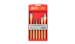 Jogo Escopros e Punções CR-V 12604  6pçs MacFer 076.0060