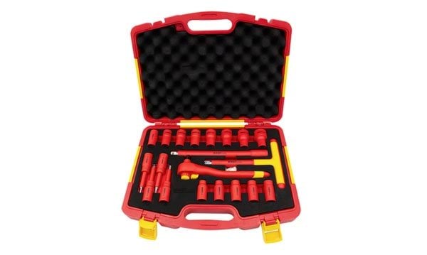 Jogo Chaves de Caixa Isoladas VDE 1/2” 20 Pcs Kroftools 3020