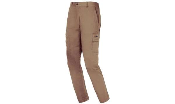 Calças Multi-bolsos em Algodão Bege Industrial Starter L