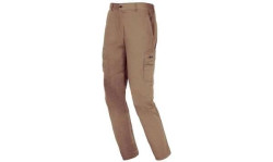 Calças Multi-bolsos em Algodão Bege Industrial Starter S