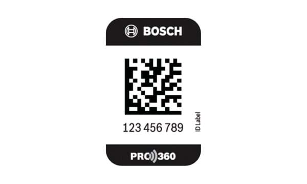 ID Label Pequena 50 Professional Bosch 1600A02C1K