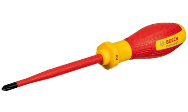 Bosch Professional Chave Fenda PH 2 x125 Certificado VDE Anti-Deslizante 