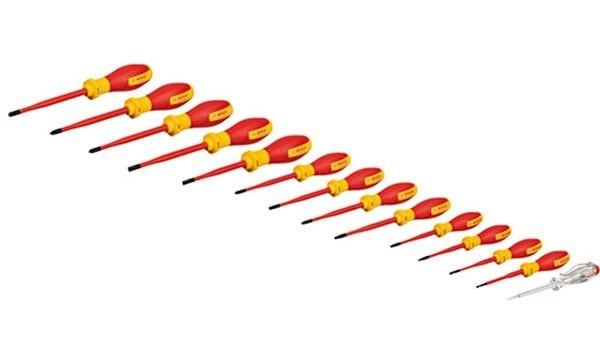 Bosch Set 13 Chaves Isoladas VDE + 1 busca-polos SL3 1600A02NF9