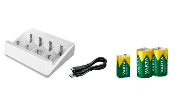 Bosch Professional Carregador de Pilhas Varta para 2X1.2V HR20(D)+1x9V 7HR9V(compativel com modelos GRL com LR1)