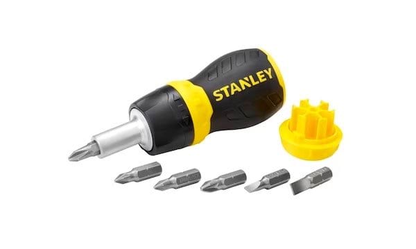 Chave Multipontas ExtraCurto c/ Roquete Stubby Stanley 0-66-358