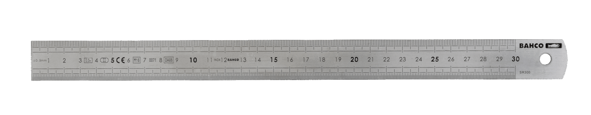 Réguas em Aço Inoxidável 150 - 1000mm Bahco
