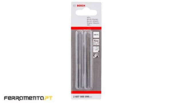 Lâminas de Plaina Reversível 82mm 40º Bosch 2607000096