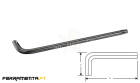 Chave Tipo L Para Parafusos TORX T50 Bahco 1995TORX-T50