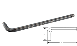 Chave Tipo L Para Parafusos TORX T 60 Bahco 1995TORX-T60