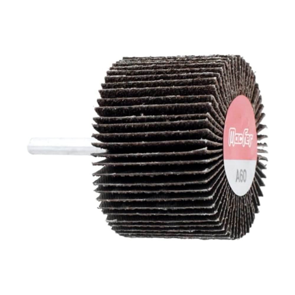 Roda lamelas lixa SFW 40x30x6mm A80 Macfer 165.0263