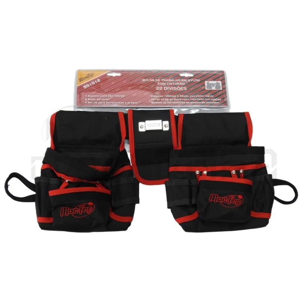 Bolsa nylon c/ cinturão 991012 22 div. Macfer 195.0001