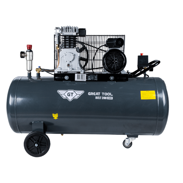 Compressor Trif&aacute;sico 200 Litros 400V 3HP Great Tool CP0200003CT
