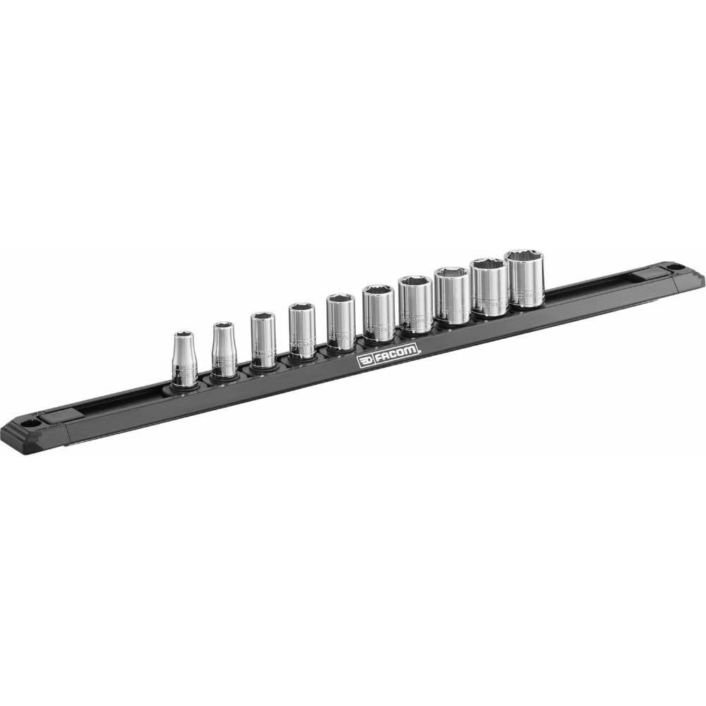 Conjunto 10 Chaves de Caixa OGVGRIP 1/4" 6 Faces Régua Facom R.40EGRPPB