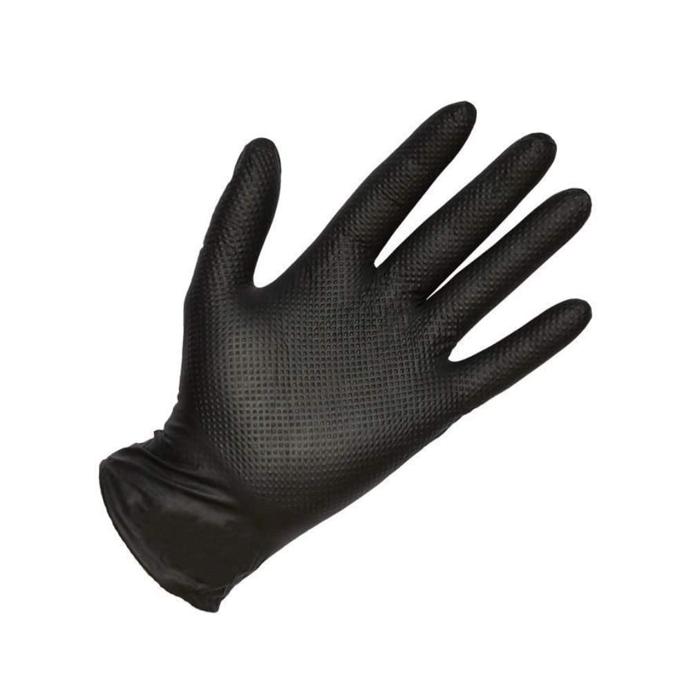 Dispensador de Luvas Vulcão Pretas Diamante 50Uni – S Mundo Guante 9980S