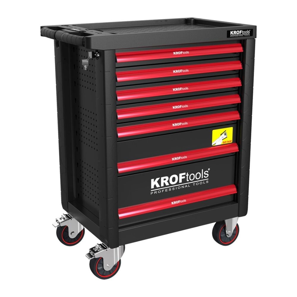 Carro Ferramentas 6 Gavetas Isolada + 6 Módulos Kroftools 8498PRE