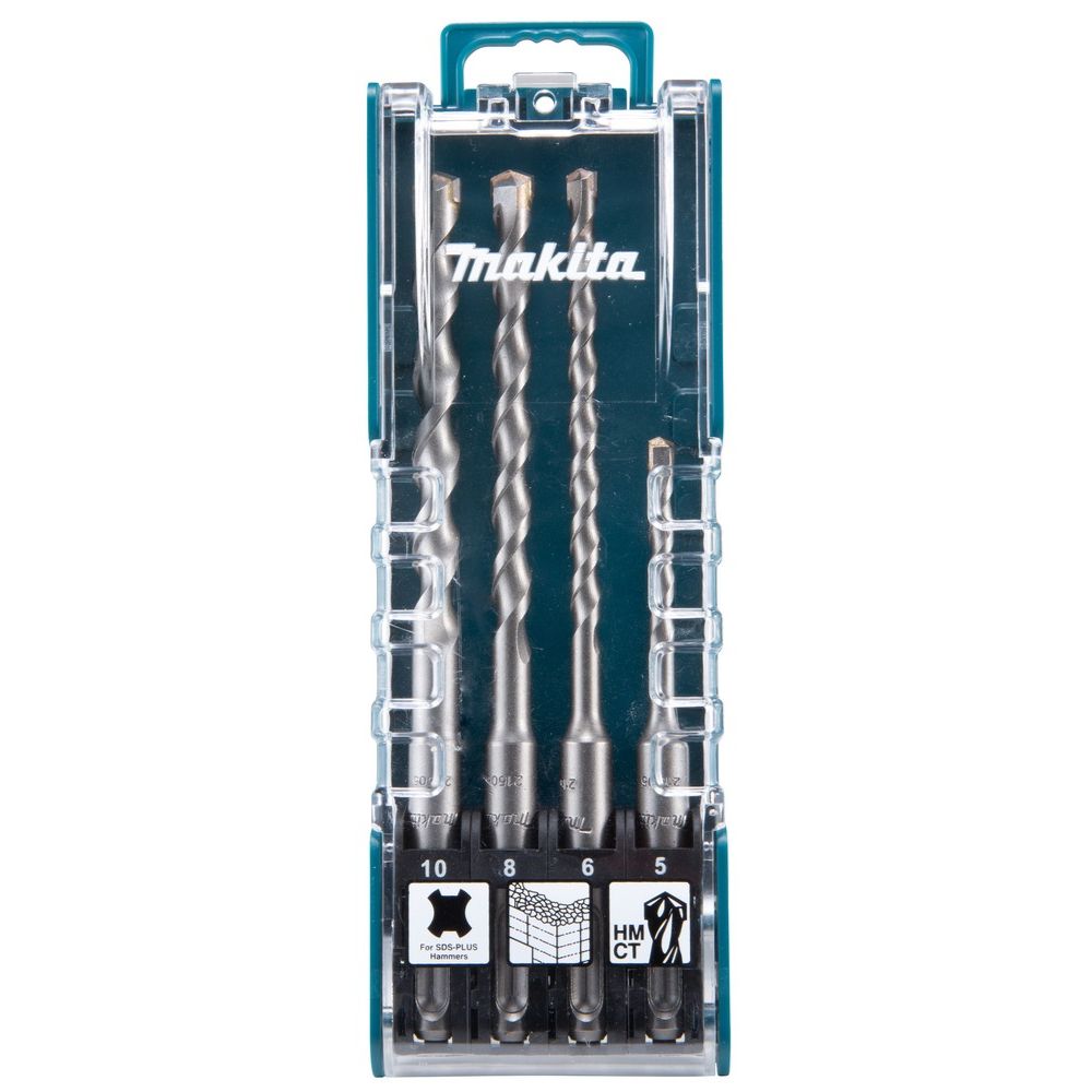 Jogo de Brocas SDS-Plus V-Plus 4 Peças Makita D-74136