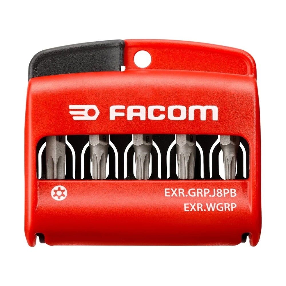 Conjunto de 8 pontas RESISTORX® - OGV® GRIP FACOM EXR.GRP.J8PB