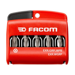 Conjunto de 8 pontas RESISTORX® - OGV® GRIP FACOM EXR.GRP.J8PB