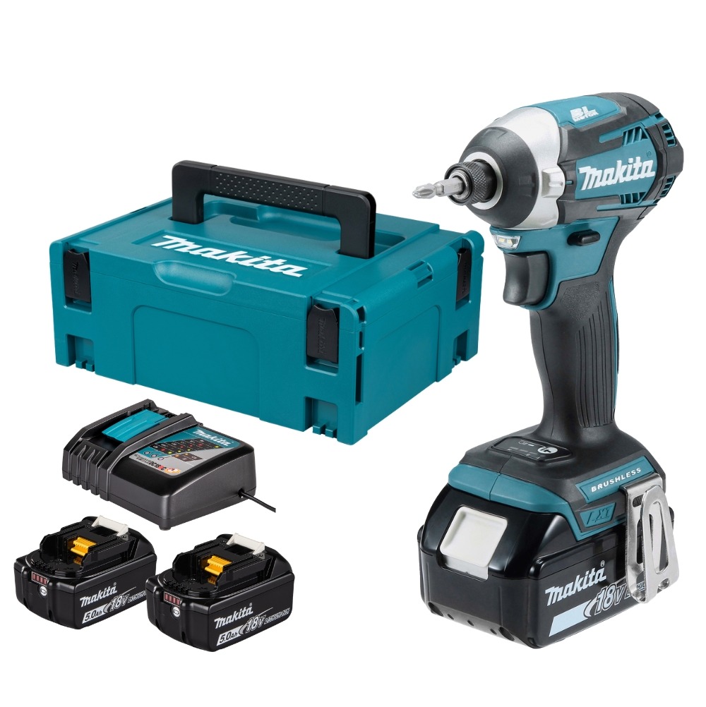 Aparafusadora de impacto BL 18V 5.0Ah BL Makita DTD154RTJ