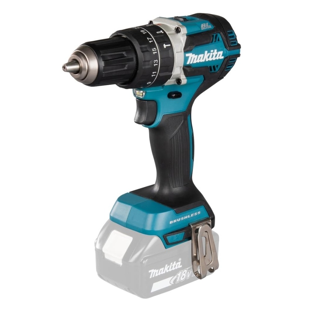 Berbequim com percuss&atilde;o 18V 54Nm Makita DHP484Z