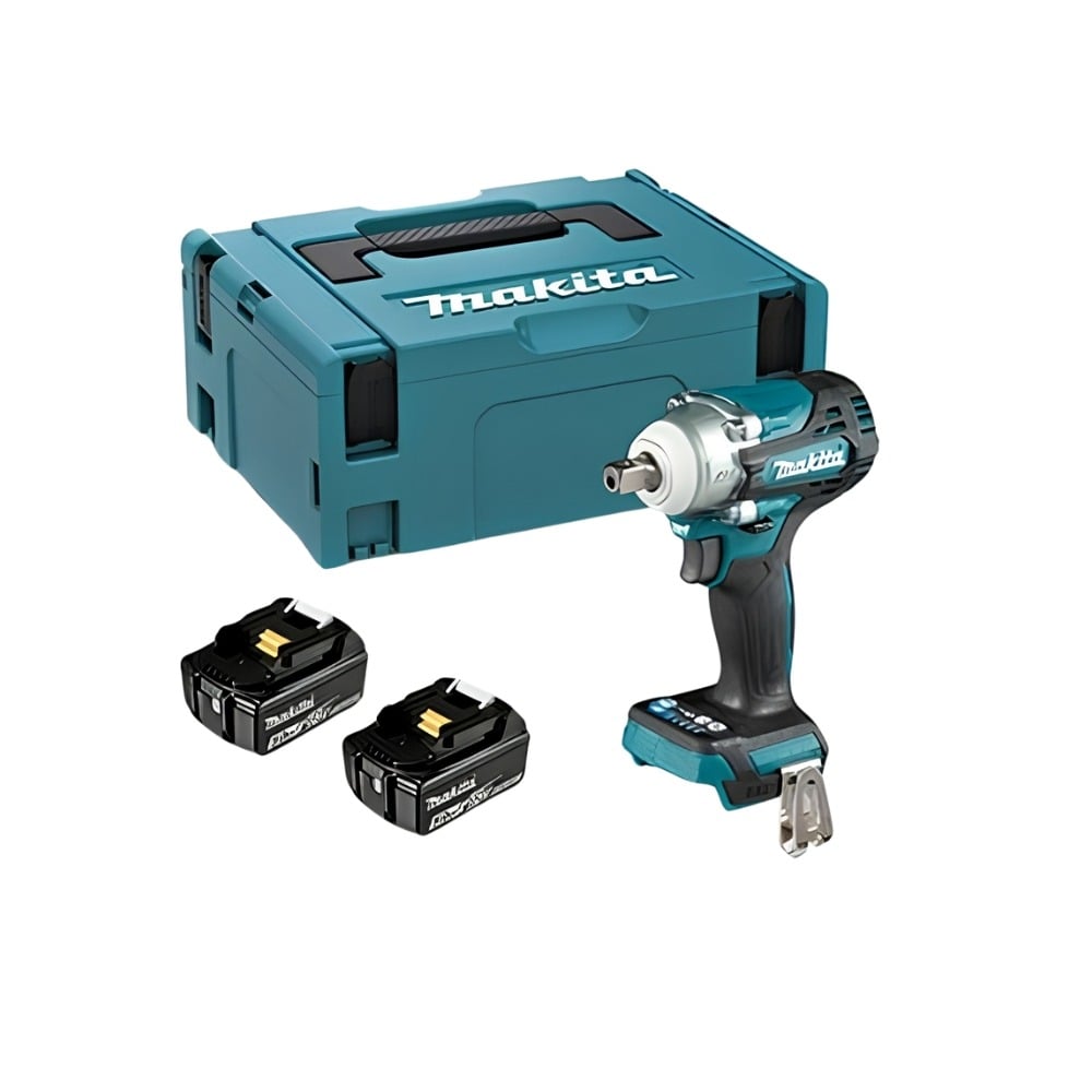 Chave de Impacto 1/2" 330Nm 18V 5.0Ah Makita DTW301RTJ 