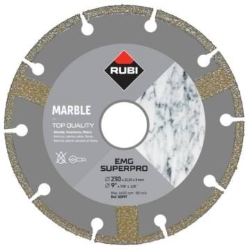 Discos Diamante 115mm EMG SUPERPRO Rubi 30995