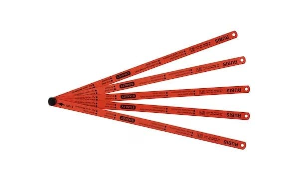 Folhas de Serra Rubis Aço HSS 300mm - 5 Pcs Stanley 0-15-900